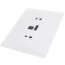 Large Universal Insulated Thermostat Wall Plate