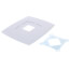 Large Wall Plate for Small Footprint Thermostats