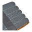 3/4" x 24" Pre-Cut Anti-Slip Vinyl Cleats, Black (50-Pack), AGT38