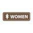 Women Acrylic Office Sign, AS34