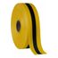 2" x 150' Woven Polypropylene Barricade Tape (Black & Yellow), BT4BY