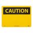 10" High Caution Blank No Legend Aluminum Sign, C1AB