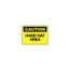 10" High Caution Hard Hat Area Aluminum Sign, C31AB