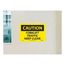 10" x 14" Caution Forklift Traffic Keep Clear Aluminum Accident Prevention Sign, C356AB