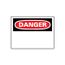 10" High Danger Aluminum Sign, D1AB