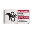 10" High Danger Pinch Points Vinyl Sign, DBA9P