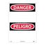 20" x 14" Danger Plastic Accident Prevention Sign, ESD1RC