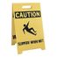 19" x 12" Caution Wet Floor Caution Slippery When Wet Floor Sign, FS1-ACCUFORM