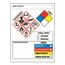 4" High Hazardous Material Label, GHS2264ALV