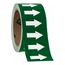 Pipe Marker with No Legend and Arrow Graphic, H2051G