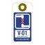 4" High Blank Unrippable Vinyl Energy Isolation Tag (10-Pack), IST4205