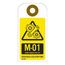 4" High Blank Unrippable Vinyl Energy Isolation Tag (10-Pack), IST4206