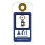 4" High Blank Unrippable Vinyl Energy Isolation Tag (10-Pack), IST4210