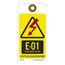 6" High Blank Unrippable Vinyl Energy Isolation Tag, IST6301