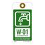 6" High Blank Unrippable Vinyl Energy Isolation Tag, IST6303