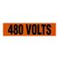 480 Volts Vinyl Electrical & Energy Source Label (25-Pack), JL22010O