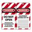 3" High Danger Unrippable Vinyl Lockout Tag, LOTAG9