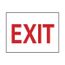10" High Exit Aluminum Exit Sign, M24AB