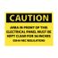 3" High Vinyl Accident Prevention Label, MSCC115AP