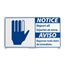 10" x 18" Notice Report All Injuries at Once Bilingual, NBA2R