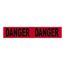 3" x 1,000' Polyethylene Danger Barricade Tape (Black & Red), PT16