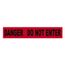 3" x 1,000' Polyethylene Danger Do Not Enter Barricade Tape (Black & Red), PT25-ACCUFORM