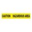 3" x 1,000' Polyethylene Caution Hazardous Area Barricade Tape (Yellow), PT32