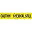 3" x 1,000' Polyethylene Caution Chemical Spill Barricade Tape (Yellow), PT42