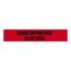3" x 1,000' Polyethylene Danger Confined Space Do Not Enter Barricade Tape (Red), PT52