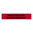 3" x 1,000' Danger Restricted Area Authorized Personnel Only Barricade Tape (Red), PT55