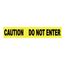 3" x 1,000' Polyethylene Caution Do Not Enter Barricade Tape (Yellow), PT9-2ML