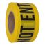 3" x 1,000' Polyethylene Caution Do Not Enter Barricade Tape (Yellow), PT9