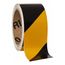 2" x 30' Reflective Striped Vinyl Safety Marking Tape (Black & Yellow), RHS2BY