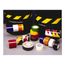 2" x 30' Reflective Striped Vinyl Safety Marking Tape (Black & Yellow), RHS2BY