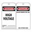 3" High Danger Unrippable Vinyl Accident Prevention Tag, RPT11