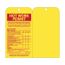 4" High Danger Unrippable Vinyl Accident Prevention Tag, RPT171