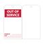 3" High Notice Unrippable Vinyl Lockout Tag, RPT176
