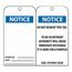 3" High Danger Unrippable Vinyl Accident Prevention Tag, RPT38