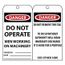 3" High Danger Unrippable Vinyl Accident Prevention Tag, RPT4
