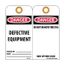 3" High Danger Unrippable Vinyl Lockout Tag, RPT59G