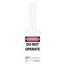 Unrippable Vinyl Safety Tag, RPTH4