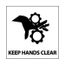 4" High Vinyl Accident Prevention Label, S49AP