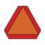 14" x 16" Wide x 14 Vinyl Slow Moving Vehicle Emblem Construction Roadway Sign, SMV1
