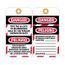 3" High Danger Unrippable Vinyl Lockout Tag, SPLOTAG1