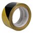 2" x 54' Striped Vinyl Hazardous Area Safety Marking Tape (Black & Yellow), T20218