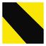 3" x 54' Striped Vinyl Floor & Aisle Safety Marking Tape (Black & Yellow), T22018