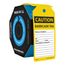 6-1/4" High Caution Synthetic Paper Accident Prevention Tag, TAR136