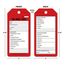 6-1/4" High Blank Synthetic Paper Quality Control Tag, TAR162