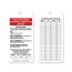 6-1/4" High Blank Synthetic Paper Inspection Tag, TAR710
