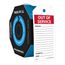 6-1/4" High OUT OF SERVICE Synthetic Paper Accident Prevention Tag, TAR714